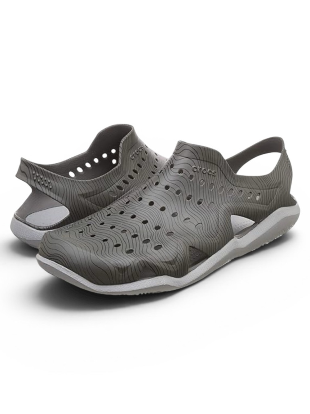 Crocs Swiftwater Graphic Wave Sandals